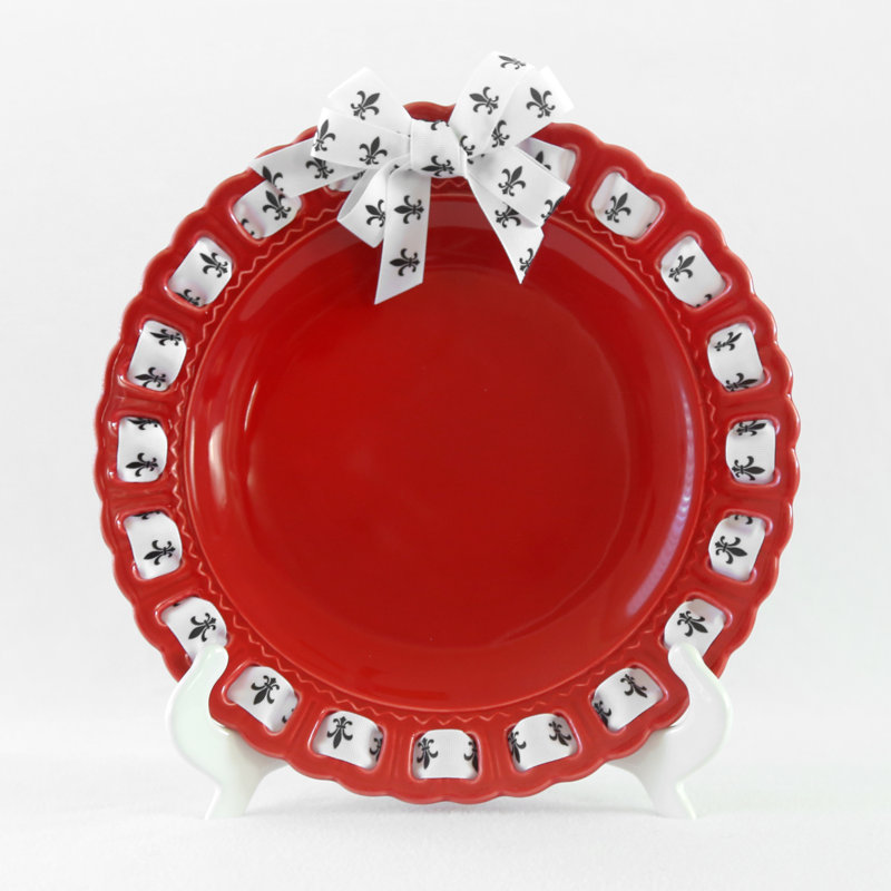 Prissy Plates Decorative Ribbon Plate Wayfair